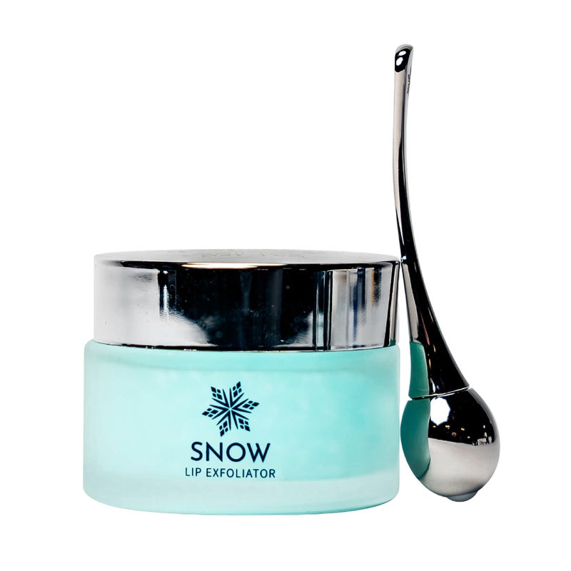 SNOW Lip Scrub Exfoliator - Sugar Scrub for Dry, Cracked Lips with Jojoba Oil, Lavender & Mint - Nourishes, Hydrates & Repairs - Treatment with Refreshing Formula, Comes with Dual Applicator - Image 1
